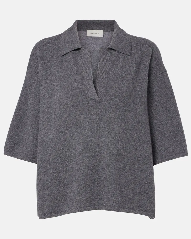 Lisa Yang Pullover Neela aus Kaschmir Grau