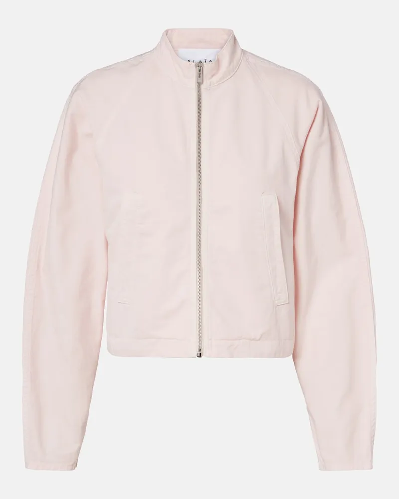 Alaïa Alaïa Jeansjacke Rosa