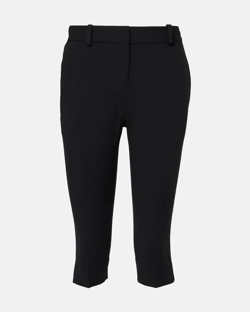 Totême Caprihose aus einem Wollgemisch Schwarz
