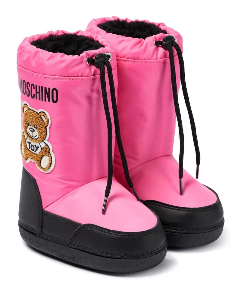 Moschino Schneestiefel Teddy Bear Rosa