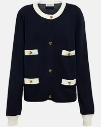 Miu Miu Cardigan aus Kaschmir Blau