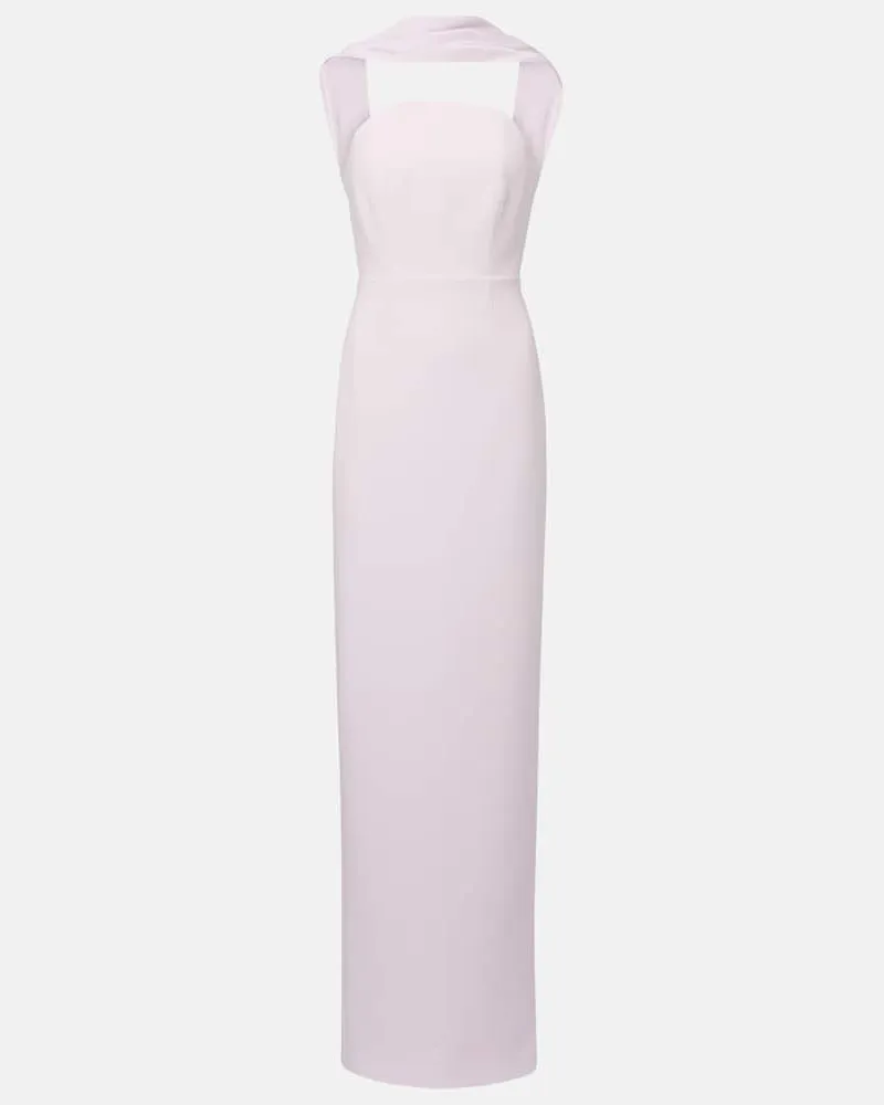Roland Mouret Robe aus Cady Pink
