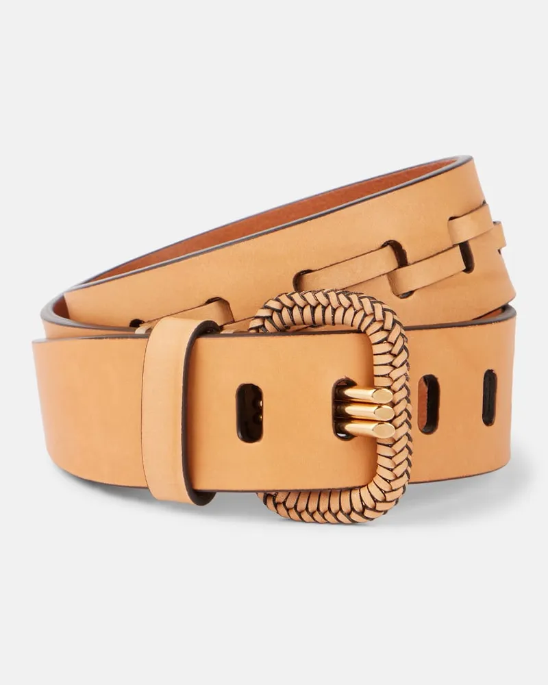 Etro Gürtel aus Leder Beige