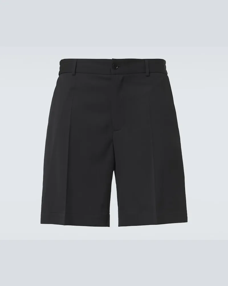 Moncler Bermuda-Shorts aus einem Baumwollgemisch Schwarz