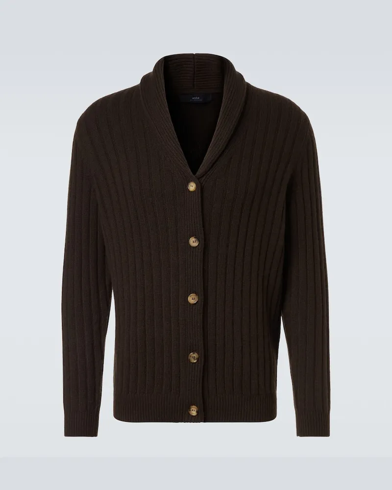 arch4 Cardigan Mr Denver aus Kaschmir Braun