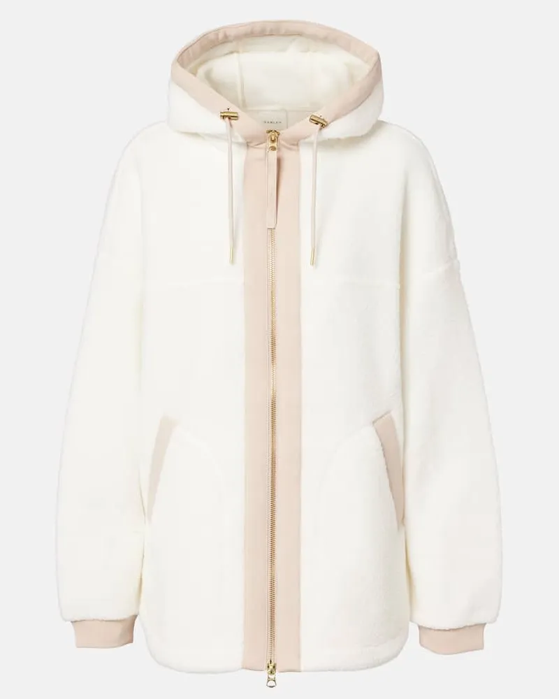 Varley Kapuzenjacke Fey aus Fleece Weiß