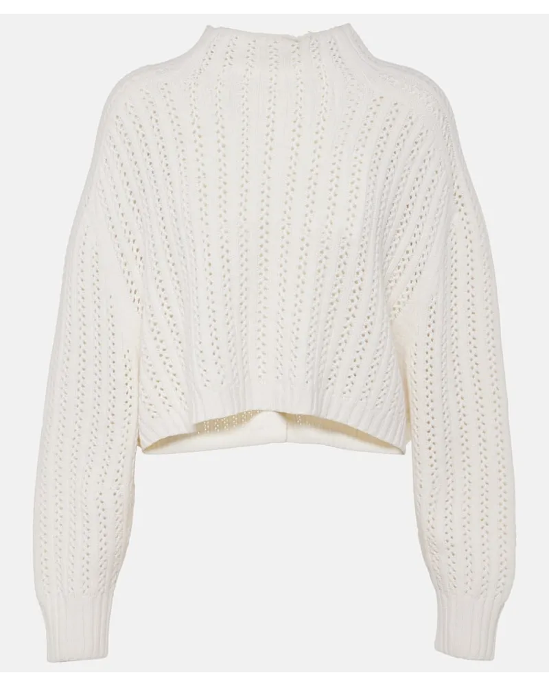 Max Mara Pullover Hodeida aus Wolle und Kaschmir Beige