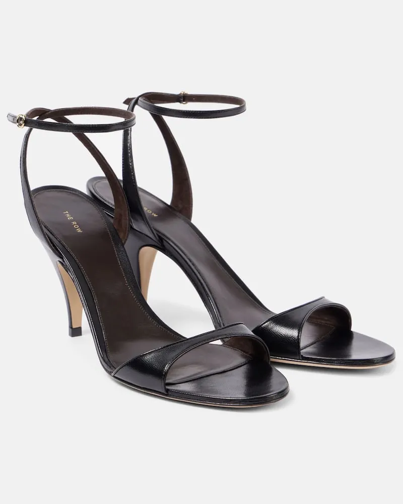 The Row Sandalen Vika 80 aus Leder Schwarz
