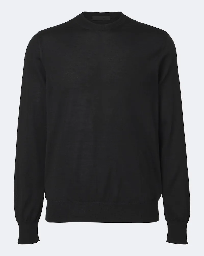 SAMAN AMEL Pullover Remy aus Kaschmir und Seide Schwarz