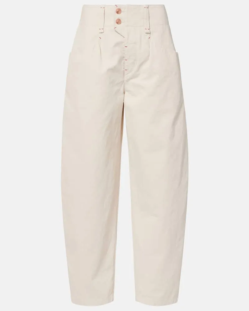 Isabel Marant Barrel Jeans Oumaya Beige