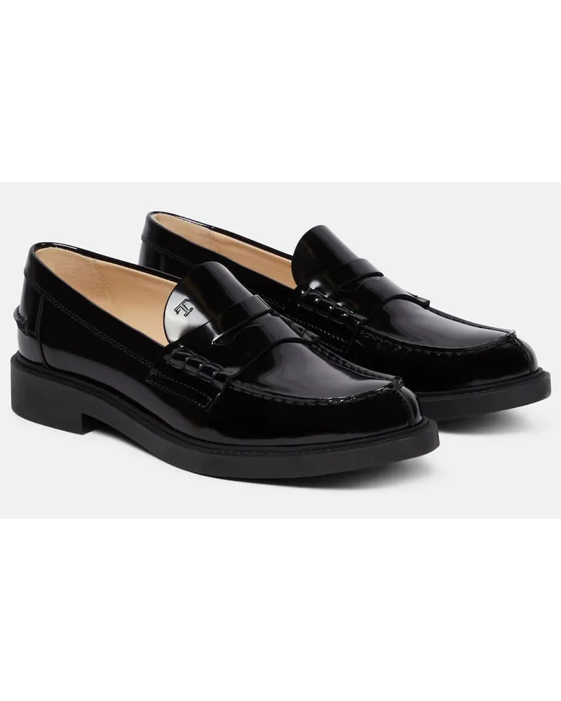 TOD'S Loafers aus Leder Schwarz