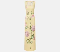 Maxikleid Porcelain Flower aus Jersey