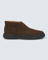 TOD'S Desert Boots aus Veloursleder Braun