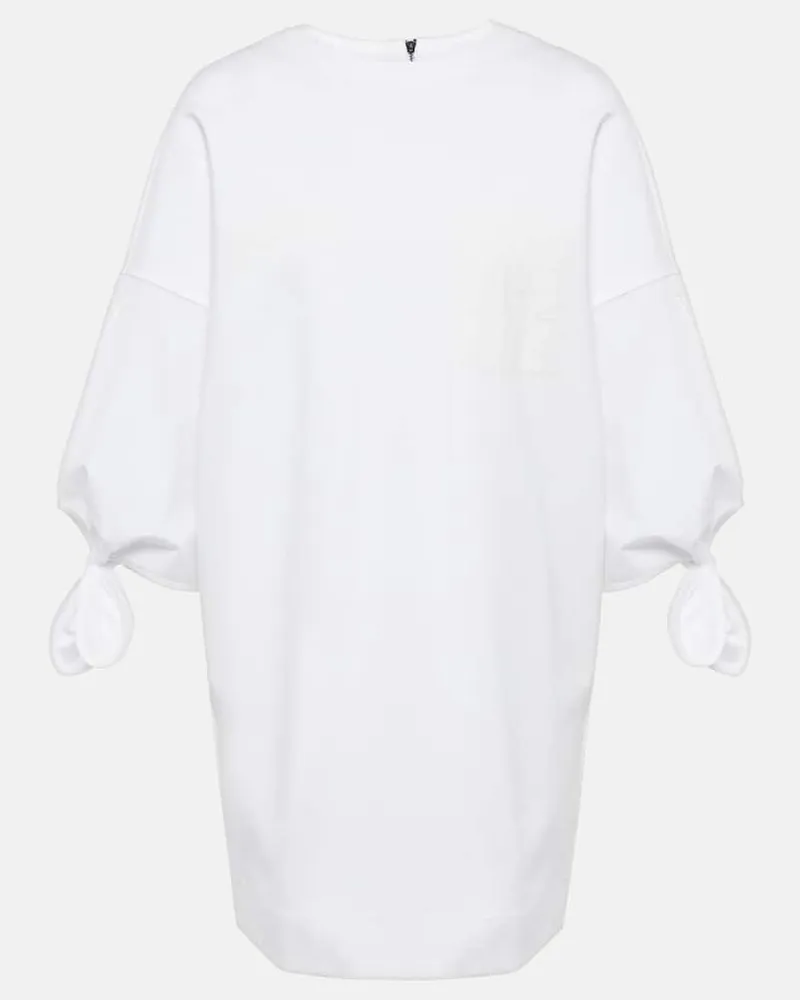 Max Mara Minikleid Agora aus Jersey Weiß