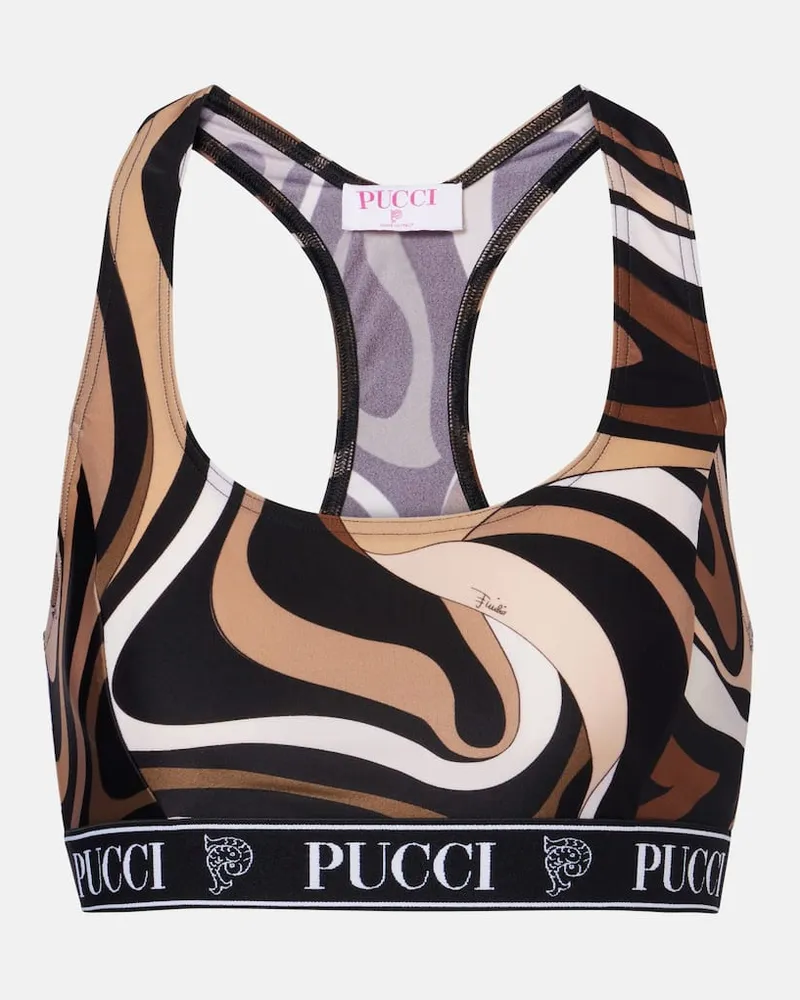 Emilio Pucci Sport-BH Marmo Braun