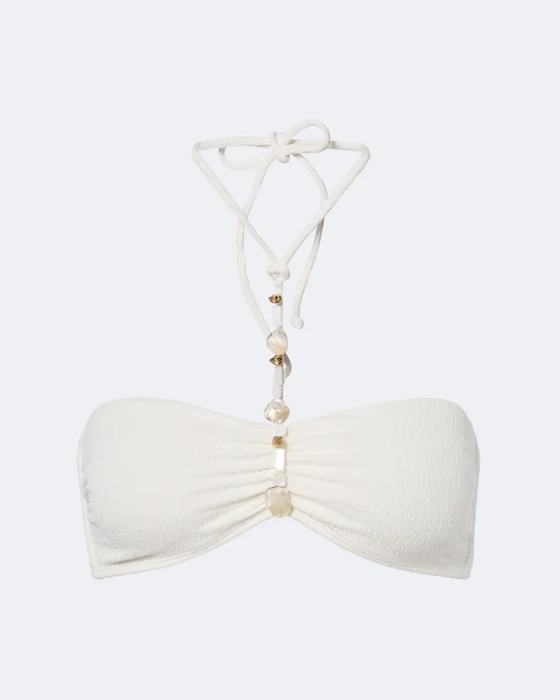 ViX X Rosie Huntington-Whiteley Bikini-Oberteil Livia Weiß