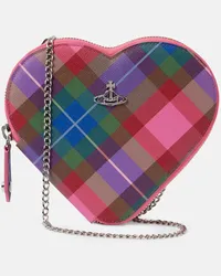 Vivienne Westwood Schultertasche Heart aus Leder Multicolor