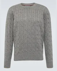 Brunello Cucinelli Pullover aus Kaschmir Grau