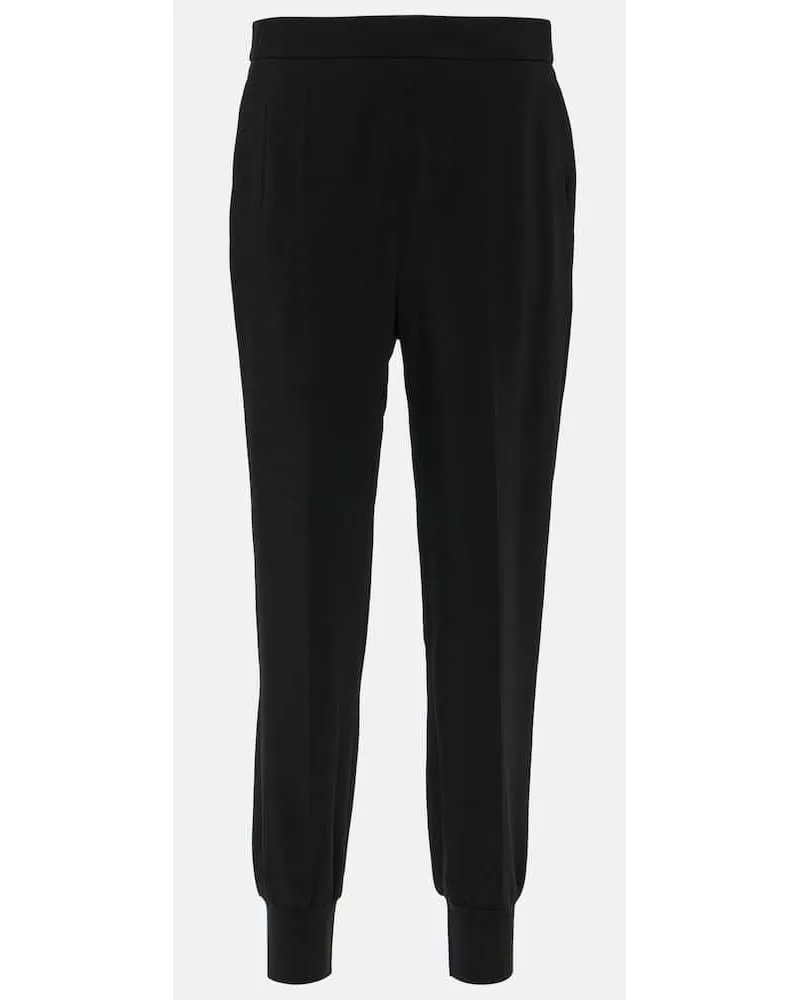 Stella McCartney Jogginghose Iconic Aus Jersey Schwarz