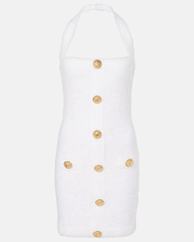 Balmain Minikleid Weiß