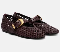 Ballerinas Helix aus Leder