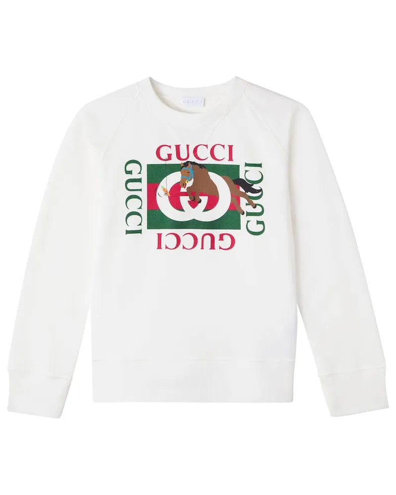 Gucci X Euan Roberts Sweatshirt aus Baumwolle Multicolor