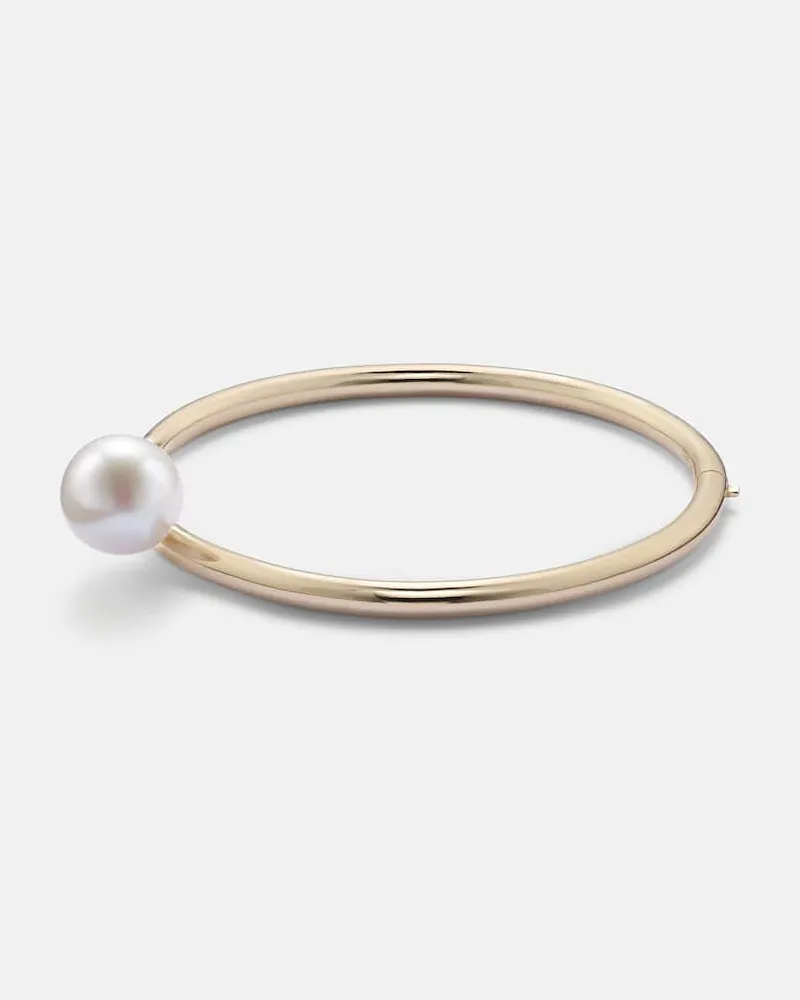 Sophie Bille Brahe Armreif La Beauté Perle aus 14kt Gelbgold mit Süßwasserperle Gold