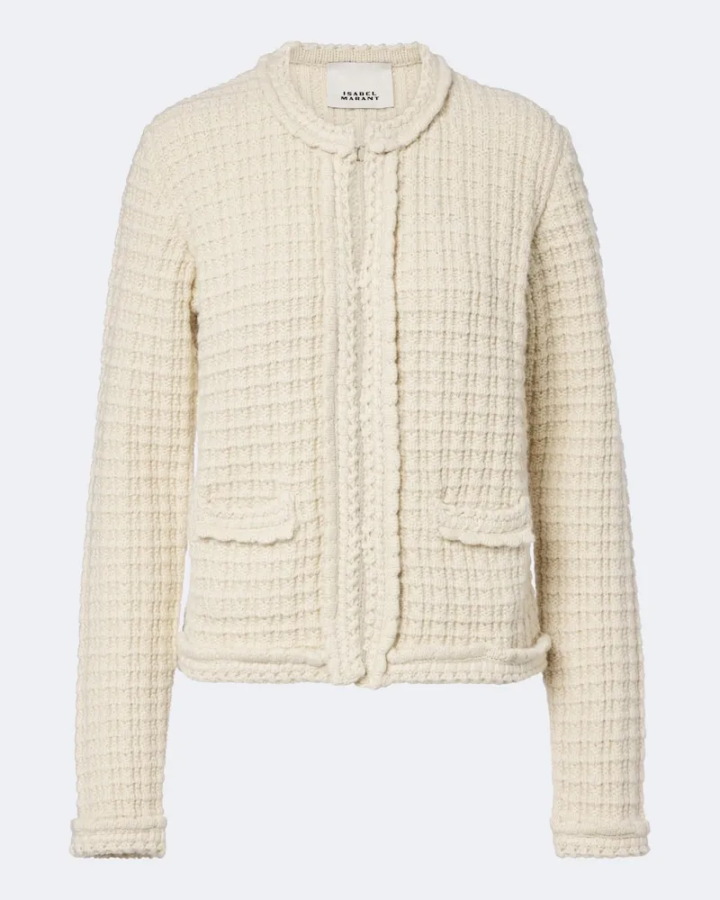 Isabel Marant Cardigan Hortense Weiß