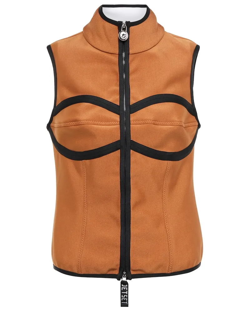 Jet Set Skiweste Vanessa Glam Orange