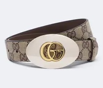 Gürtel Double G aus Canvas