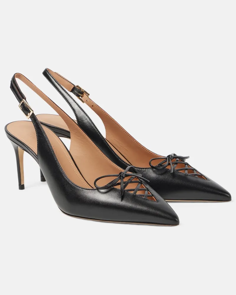 Malone Souliers Slingback-Pumps Trudie aus Leder Schwarz