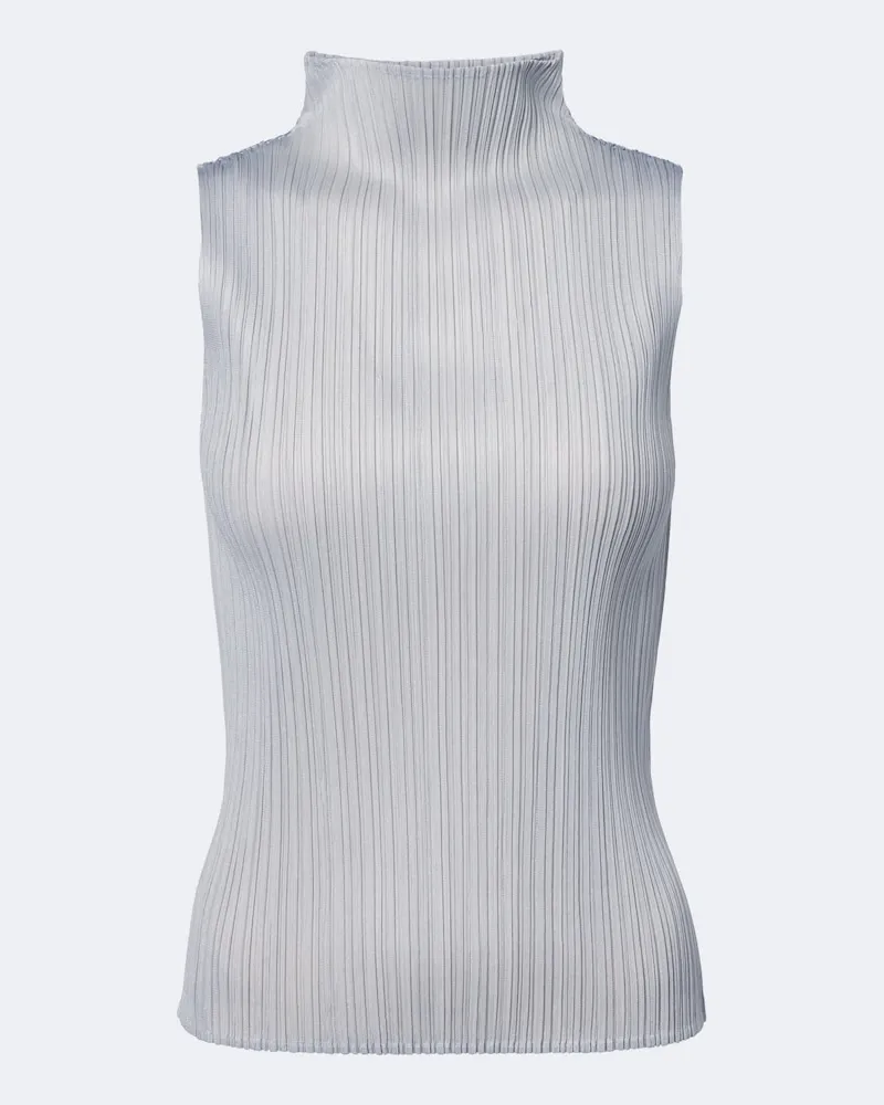 Issey Miyake Top Basics Grau