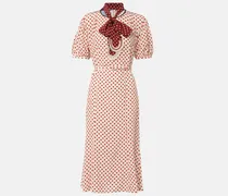 Midikleid aus Seide