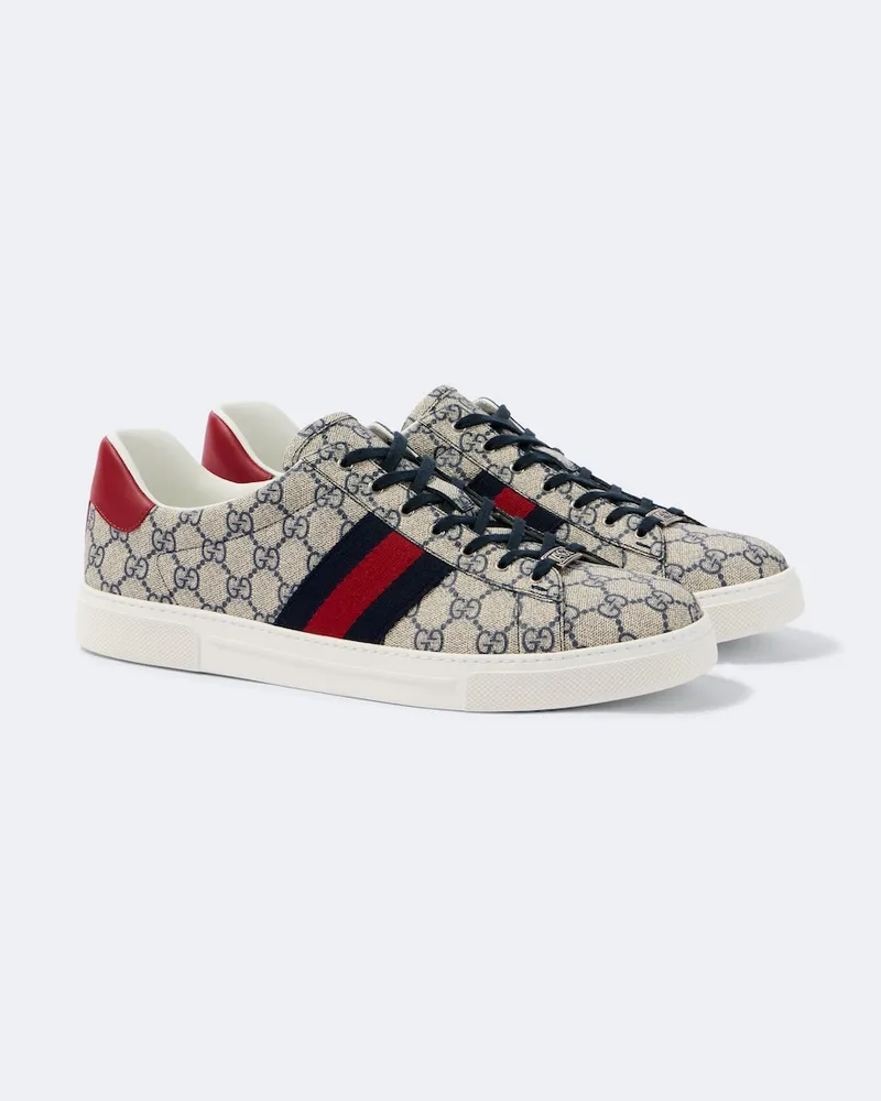 Gucci Sneakers Ace aus Canvas Beige