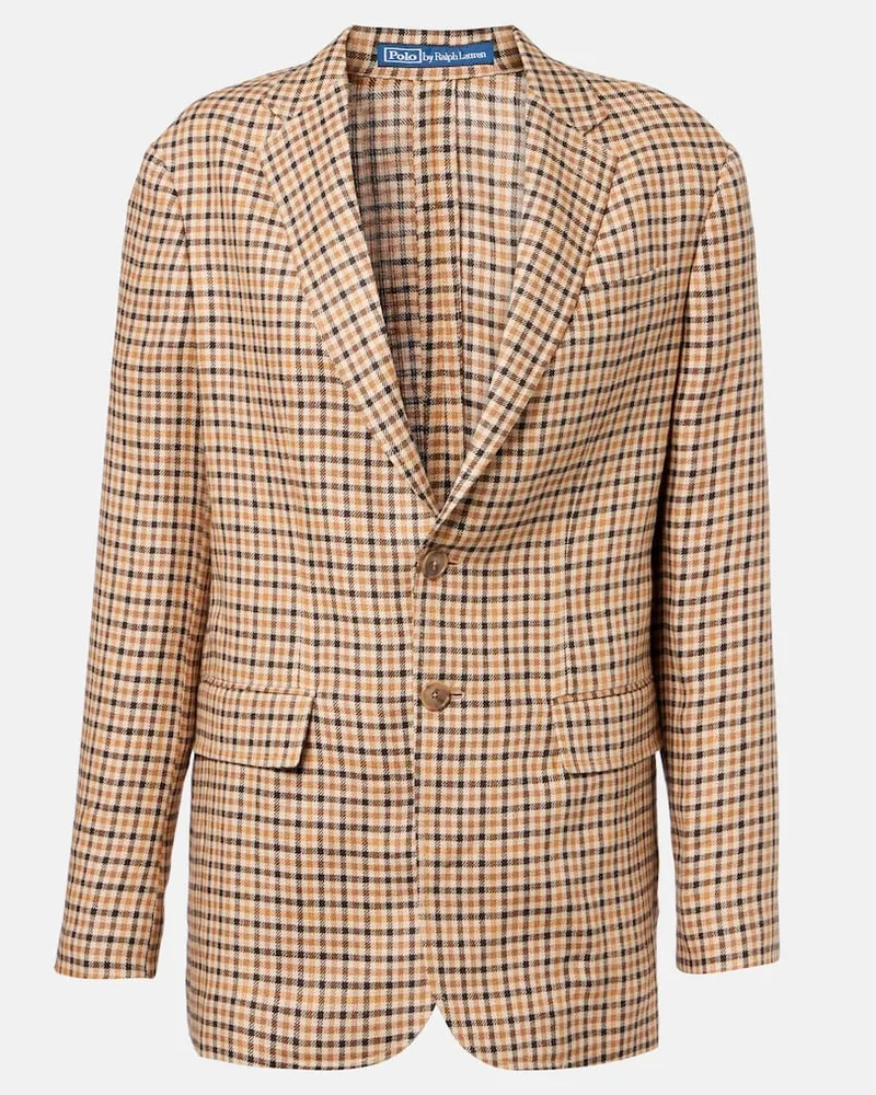 Ralph Lauren Blazer aus Leinen Braun