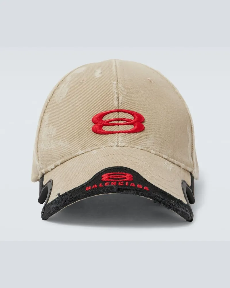 Balenciaga Baseballcap Unity Sports Icon aus Baumwolle Beige