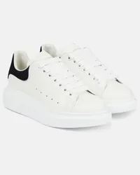 Alexander McQueen Sneakers Oversized aus Leder Weiss