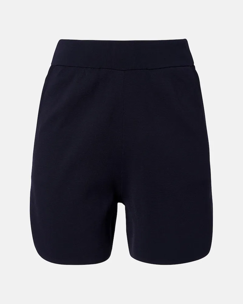Max Mara Shorts aus Crêpe Blau