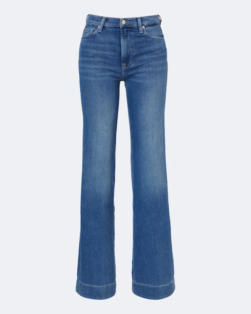 7 for all mankind Bootcut-Jeans Modern Blau