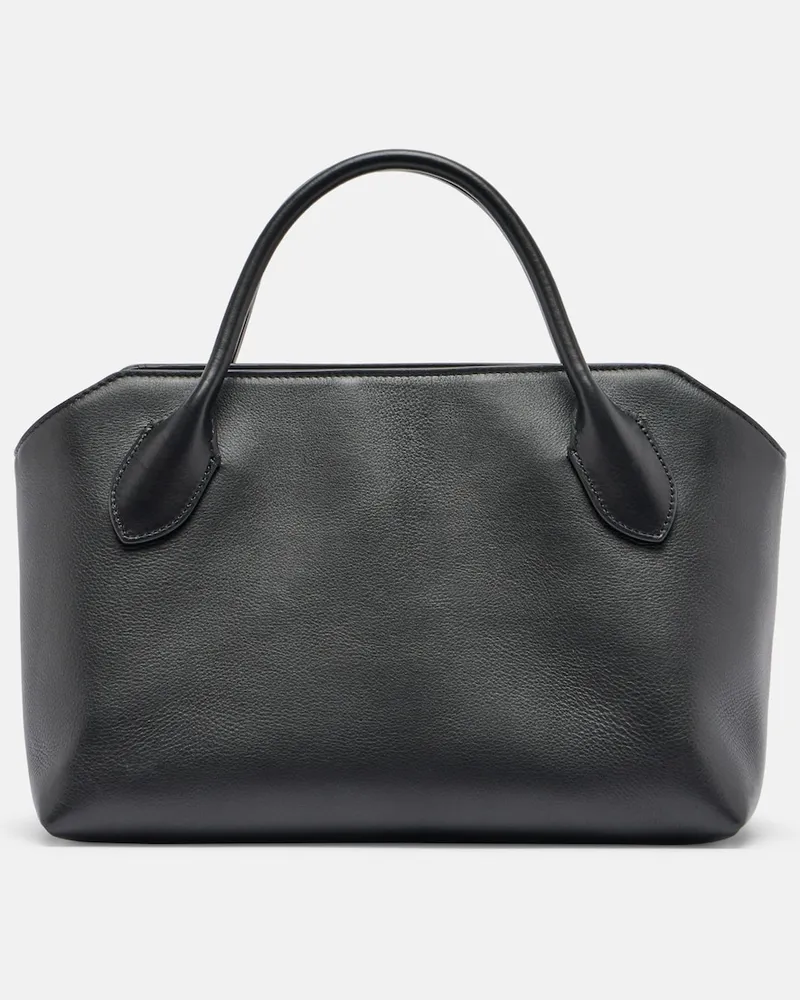 The Row Tasche Terrase Medium aus Leder Schwarz