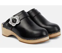 Clogs aus Leder