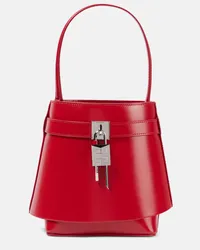 Givenchy Bucket-Bag Shark Lock aus Leder Rot