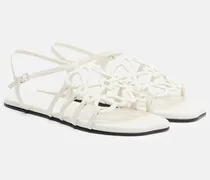 Paula's Ibiza Sandalen Petal Anagram aus Leder