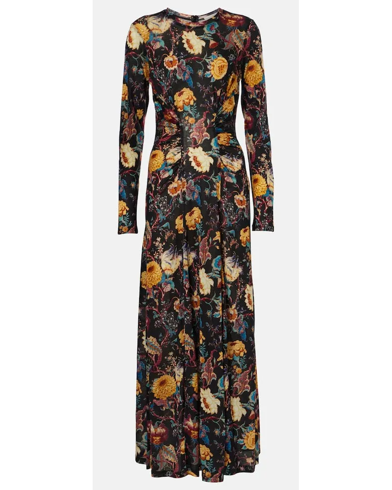 Ulla Johnson Maxikleid Ceryse aus Jersey Blau