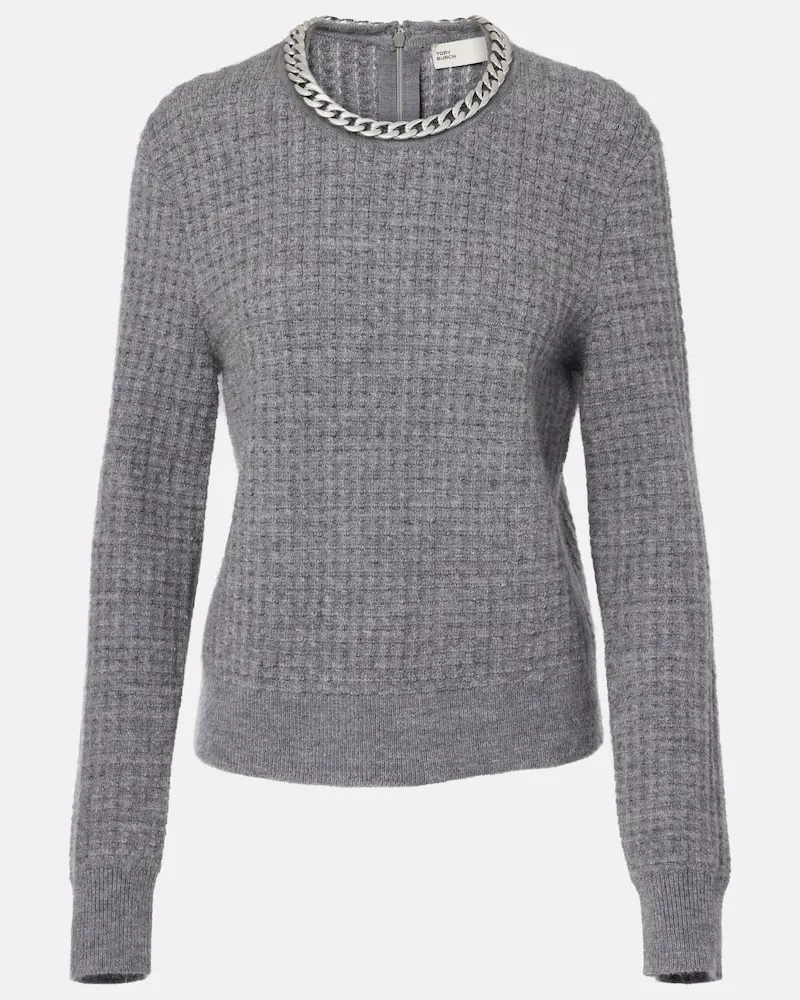Tory Burch Pullover Grau