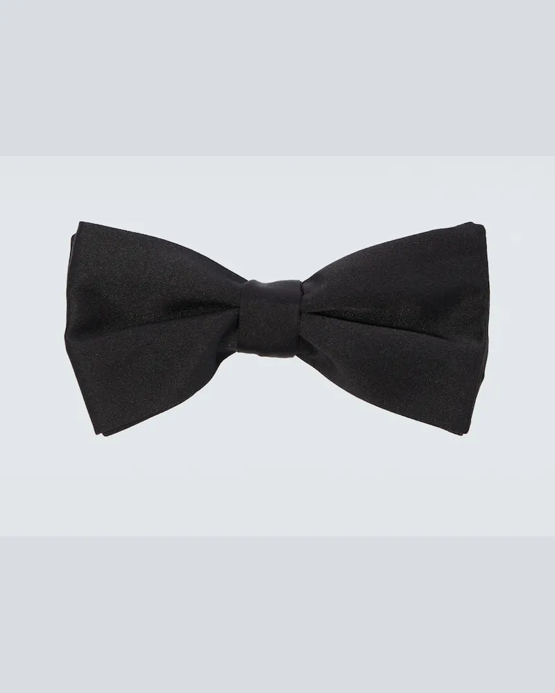 Valentino Garavani Fliege aus Seiden-Twill Schwarz