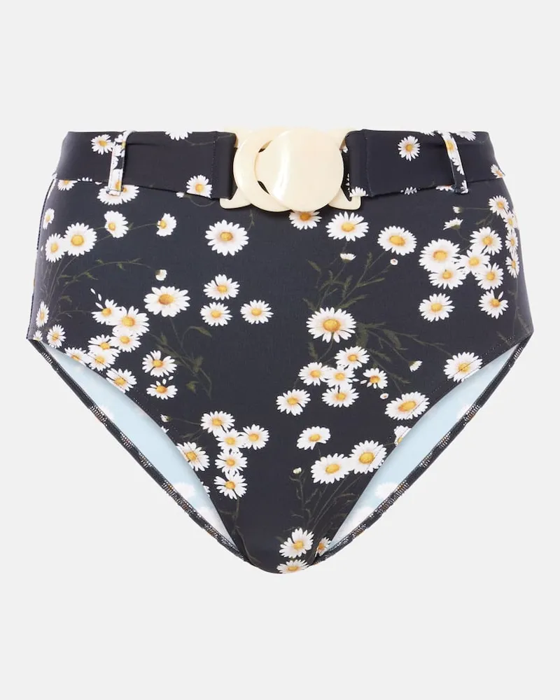 Eres Bedrucktes Bikini-Höschen Discret Schwarz