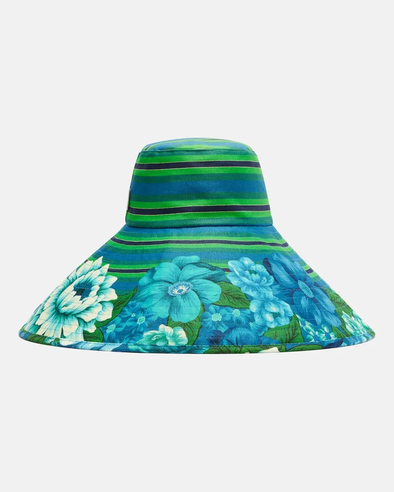 ALEMAIS Alémais Sonnenhut Margo aus Baumwoll-Canvas Multicolor