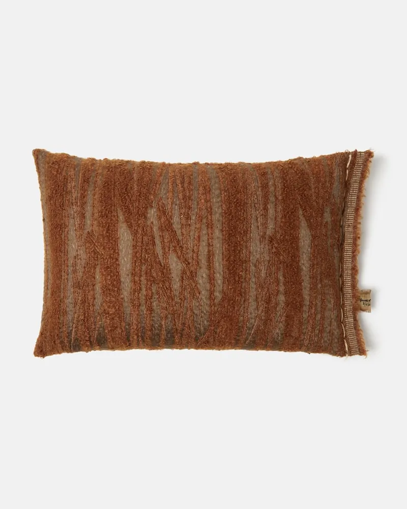 The House of Lyria Kissen Abibo aus einem Mohairgemisch Braun