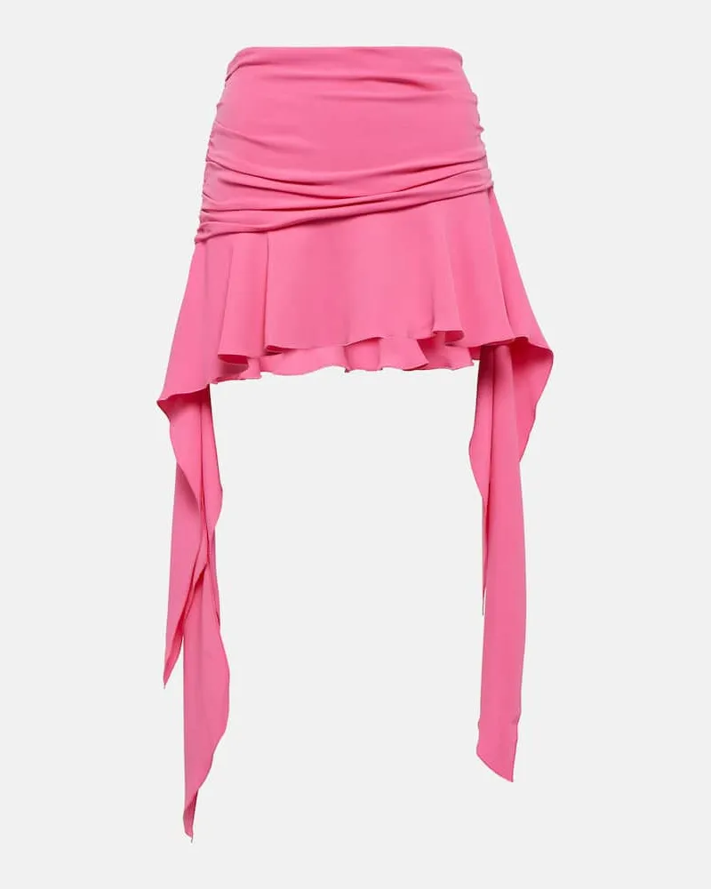 Blumarine Minirock aus Jersey Rosa